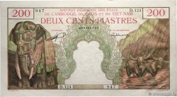 200 Piastres - 200 Riels INDOCHINE FRANÇAISE  1953 P.098 SPL