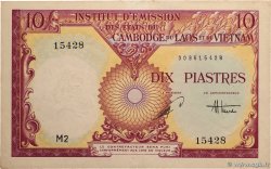 10 Piastres - 10 Dong INDOCHINE FRANÇAISE  1953 P.107 SUP+