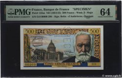 500 Francs VICTOR HUGO Spécimen FRANCE  1954 F.35.01Spn pr.NEUF