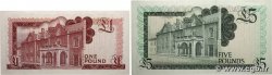1 et 5 Pounds Lot GIBRALTAR  1988 P.20e et P.21b fST+