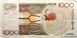 1000 Francs BELGIUM  1980 P.144a VF-
