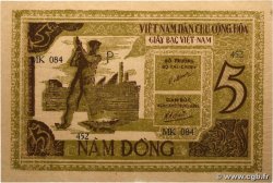 5 Dong VIETNAM  1946 P.003b fST+