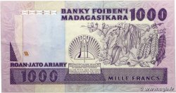 1000 Francs - 200 Ariary MADAGASKAR  1983 P.068b VZ