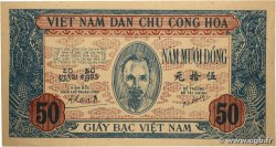 50 Dong VIETNAM  1947 P.011c fST+