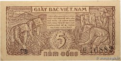 5 Dong VIETNAM  1948 P.018 fST