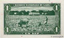 1 Kip LAOS  1957 P.01a fST+