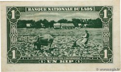 1 Kip LAOS  1957 P.01b fST