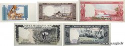 10 au 5000 Kip Lot LAOS  1974 P.15a au P.19a fST+