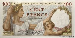 100 Francs SULLY FRANKREICH  1941 F.26.48 ST