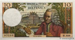 10 Francs VOLTAIRE FRANKREICH  1973 F.62.62 fST+