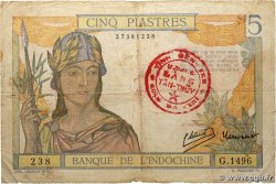 5 Piastres VIETNAM  1950 P.R12 fSS