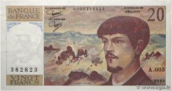 20 Francs DEBUSSY FRANCE  1980 F.66.01A5