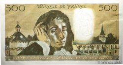 500 Francs PASCAL FRANKREICH  1969 F.71.03 fST