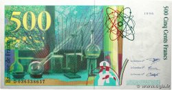 500 Francs PIERRE ET MARIE CURIE FRANKREICH  1996 F.76.03 fST+