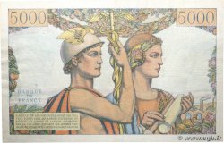5000 Francs TERRE ET MER FRANKREICH  1956 F.48.12 fSS