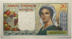 20 Francs TAHITI  1960 P.21c fVZ
