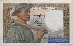 10 Francs MINEUR FRANCE  1949 F.08.22a SUP+