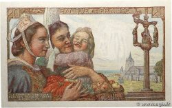 20 Francs PÊCHEUR FRANCE  1942 F.13.01 AU-