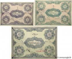 1, 5 et 50 Toman Lot IRAN  1946 PS.102a, PS.104a et PS.106b S