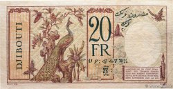 20 Francs DJIBOUTI  1936 P.07b TTB+
