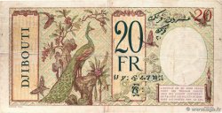 20 Francs DJIBOUTI  1943 P.12A pr.TTB