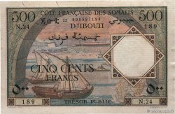 500 Francs DJIBOUTI  1952 P.27 SUP+