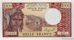 1000 Francs FRENCH AFARS AND ISSAS  1975 P.34