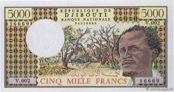 5000 Francs DJIBOUTI  1991 P.38c NEUF
