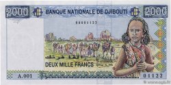 2000 Francs DJIBOUTI  1997 P.40 NEUF