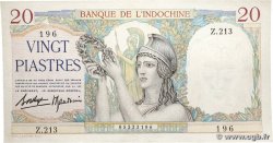 20 Piastres FRANZÖSISCHE-INDOCHINA  1936 P.056b