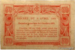 50 Cents FRANZÖSISCHE-INDOCHINA  1919 P.046 VZ+