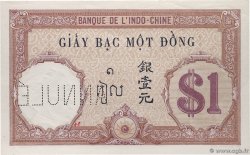 1 Piastre Spécimen INDOCHINE FRANÇAISE  1921 P.048as NEUF