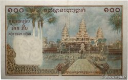 100 Piastres - 100 Riels FRANZÖSISCHE-INDOCHINA  1954 P.097 VZ+