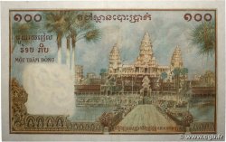 100 Piastres - 100 Riels FRANZÖSISCHE-INDOCHINA  1954 P.097 fST