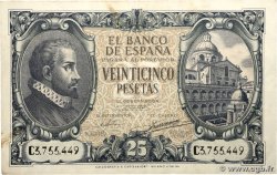 25 Pesetas ESPAÑA  1940 P.116a MBC