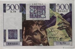 500 Francs CHATEAUBRIAND FRANCE  1946 F.34.05
