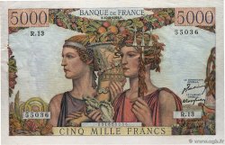 5000 Francs TERRE ET MER FRANCE  1949 F.48.01 SUP