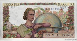 10000 Francs GÉNIE FRANÇAIS FRANCE  1954 F.50.69 SUP+