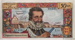 50 Nouveaux Francs HENRI IV FRANCE  1960 F.58.05 pr.SPL