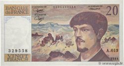 20 Francs DEBUSSY FRANCE  1984 F.66.05A13