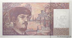 20 Francs DEBUSSY à fil de sécurité FRANKREICH  1991 F.66bis.02A33 ST