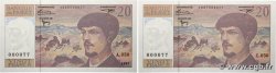 20 Francs DEBUSSY Modifié Lot FRANKREICH  1997 F.66ter.02 fST+