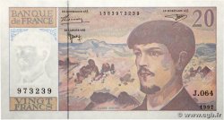 20 Francs DEBUSSY Modifié FRANKREICH  1997 F.66ter.02-64 ST