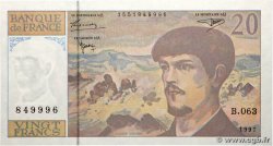 20 Francs DEBUSSY Modifié FRANCE  1997 F.66ter.02-63