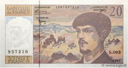 20 Francs DEBUSSY Modifié FRANCE  1997 F.66ter.02-63