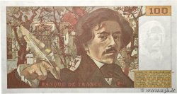100 Francs DELACROIX imprimé en continu FRANCIA  1991 F.69bis.03a3 SPL