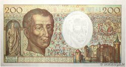 200 Francs MONTESQUIEU alphabet 101 FRANKREICH  1992 F.70bis.01 fST