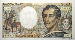 200 Francs MONTESQUIEU Modifié FRANKREICH  1994 F.70/2.01 ST