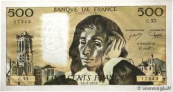 500 Francs PASCAL FRANCE  1975 F.71.13