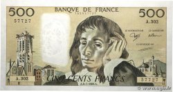 500 Francs PASCAL FRANKREICH  1989 F.71.42 fST+